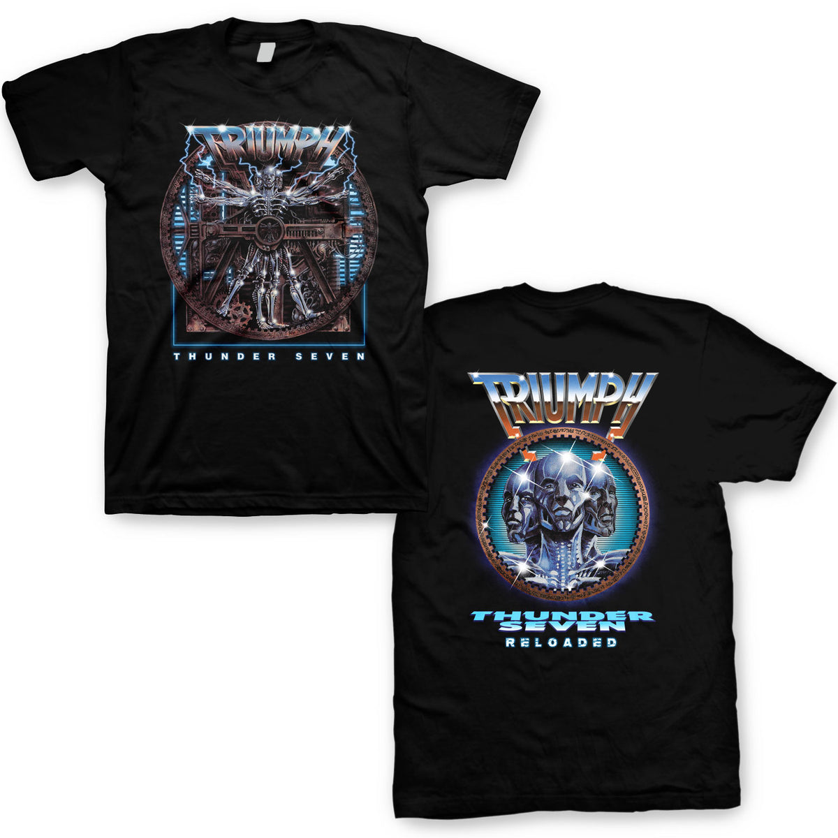80年代ヴィンテージ TRIUMPH THUNDER SEVEN Tシャツ Thunder Seven T-Shirt (Tour Return) – The Official Triumph Store