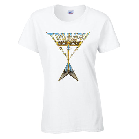 Allied Forces Ladies T-Shirt (White Shirt)