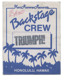 Honolulu Backstage Pass