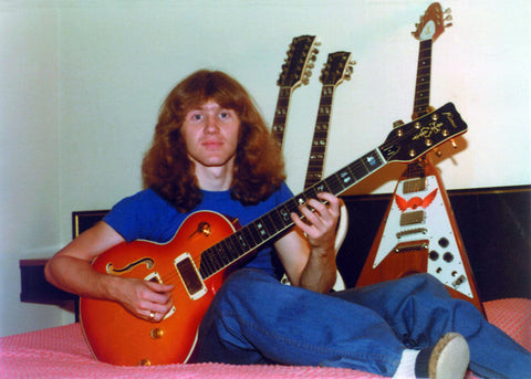 Rik and His Guitars...In Bed