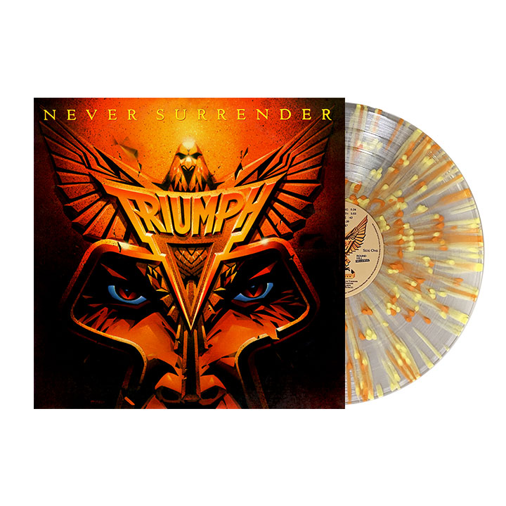大人も着やすいシンプルファッション Never Surrender LP - Limited Edition Transparent with Orange ウイスキー