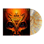 Never Surrender LP - Limited Edition Transparent with Orange and Yellow Splatters