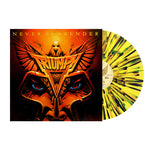 Never Surrender LP - Limited Edition Yellow with Black, Orange and Green splatter