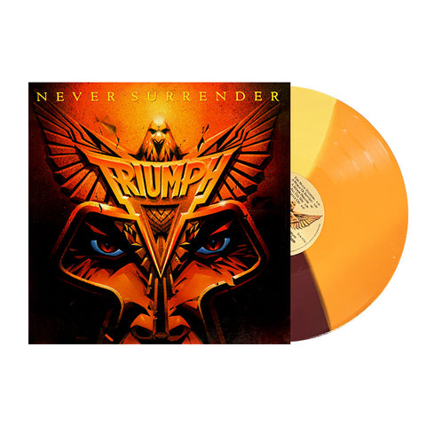 Never Surrender LP - Limited Edition Tri-Color (Orange, Brown, Tan)